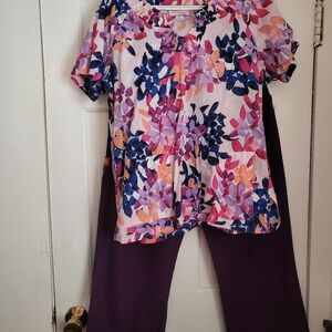 Koi Scrub Top With Dickies Scrub Pants